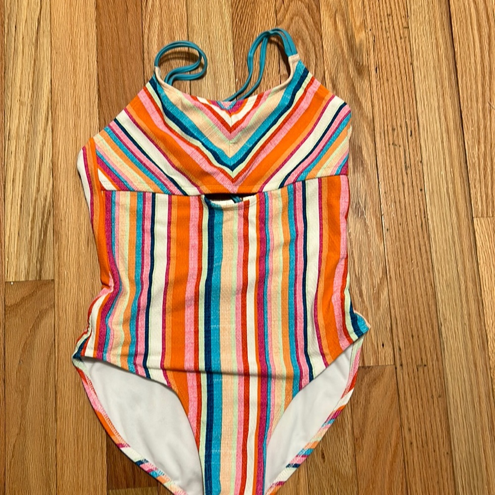 Multicolored one peice swimsuit